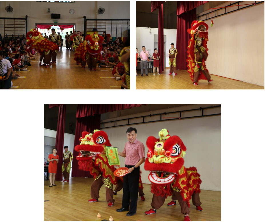 Cai Qing successfully completed! Our Principal received the well-wishes from the Lions.