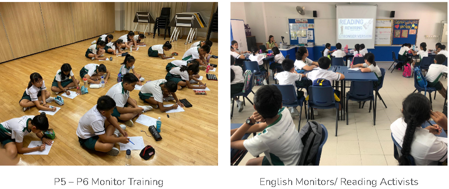 P5 – P6 Monitor Training & English Monitors/Reading Activists