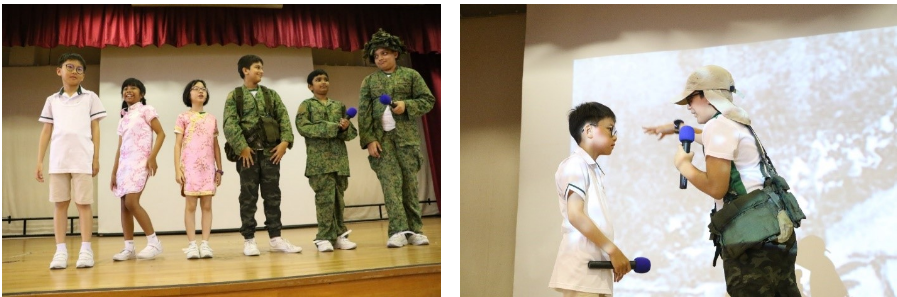 Our Homeland, We Must Defend – a skit performed by our YCKPS students