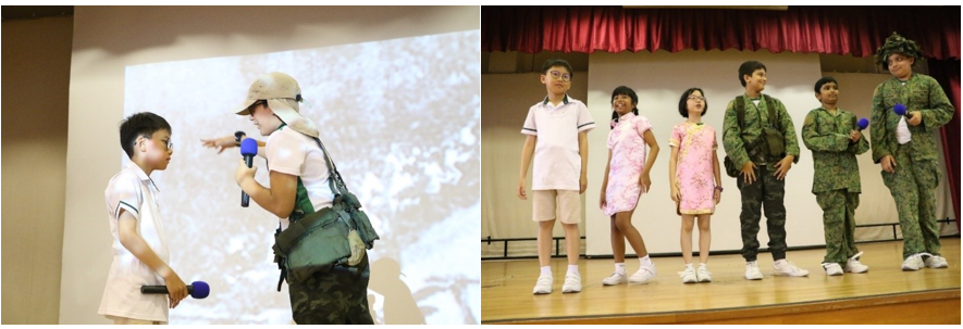 Our Homeland, We Must Defend – a skit performed by our YCKPS students. The skit contains Two Scenes: The Fall of Singapore and The Fight for Independence.