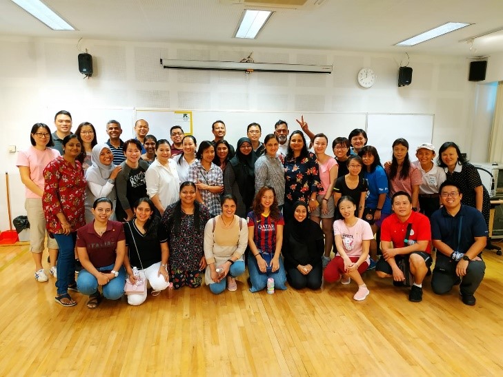 PSG and parent volunteers team who conducted the lower primary games